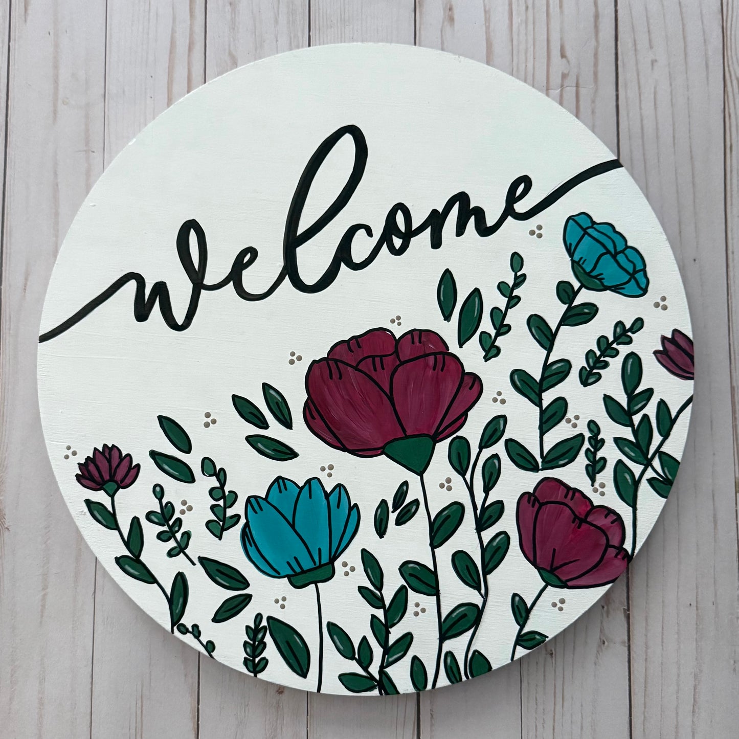 Welcome in Bloom Doorhanger
