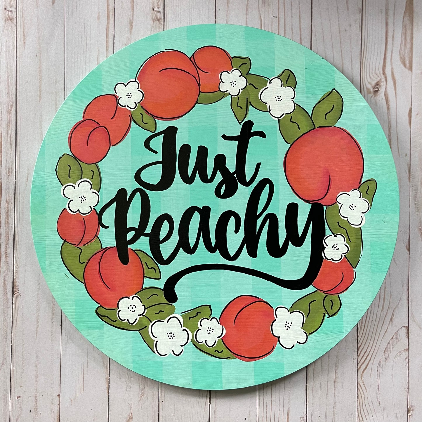 Just Peachy Doorhanger