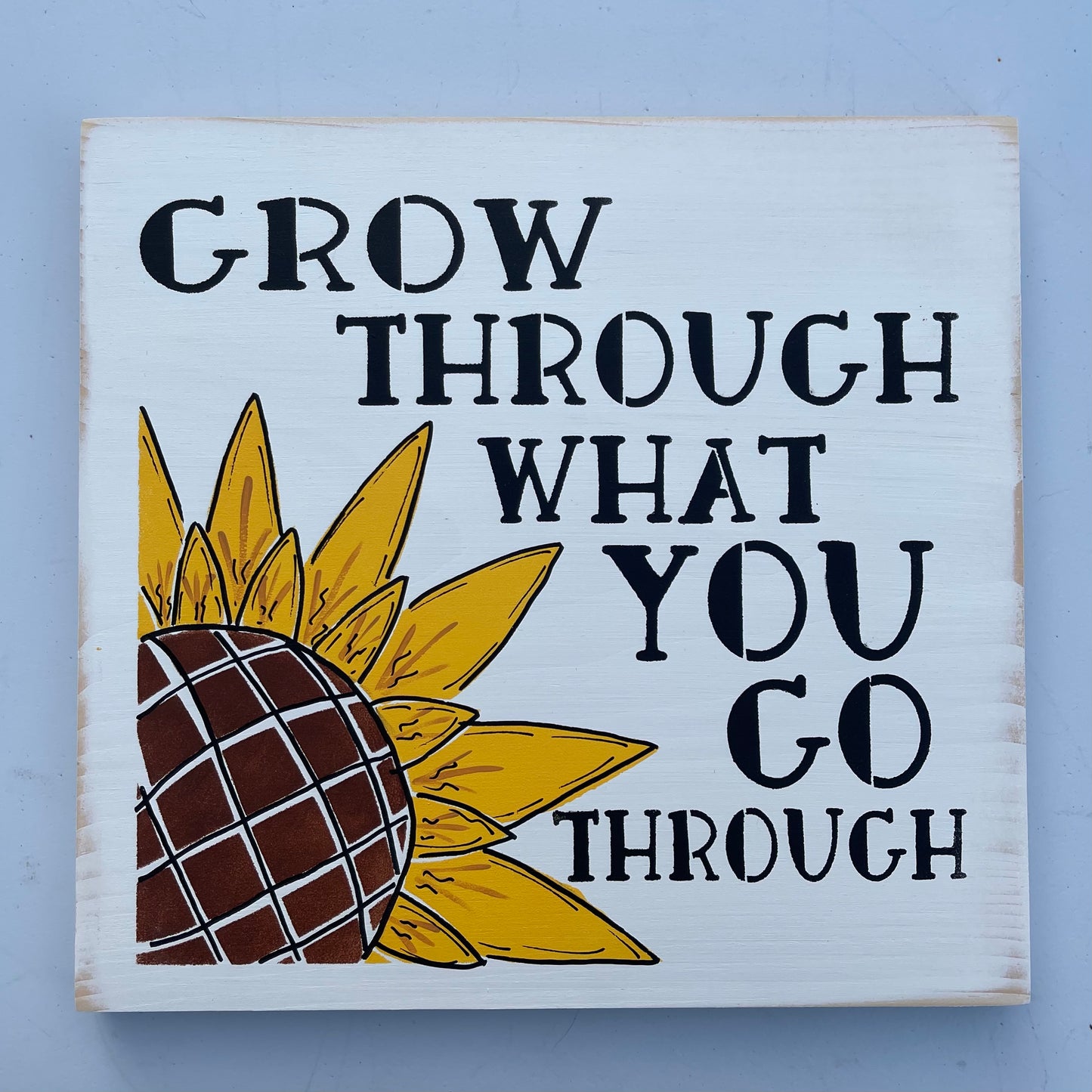 Sunflower Grow Sign