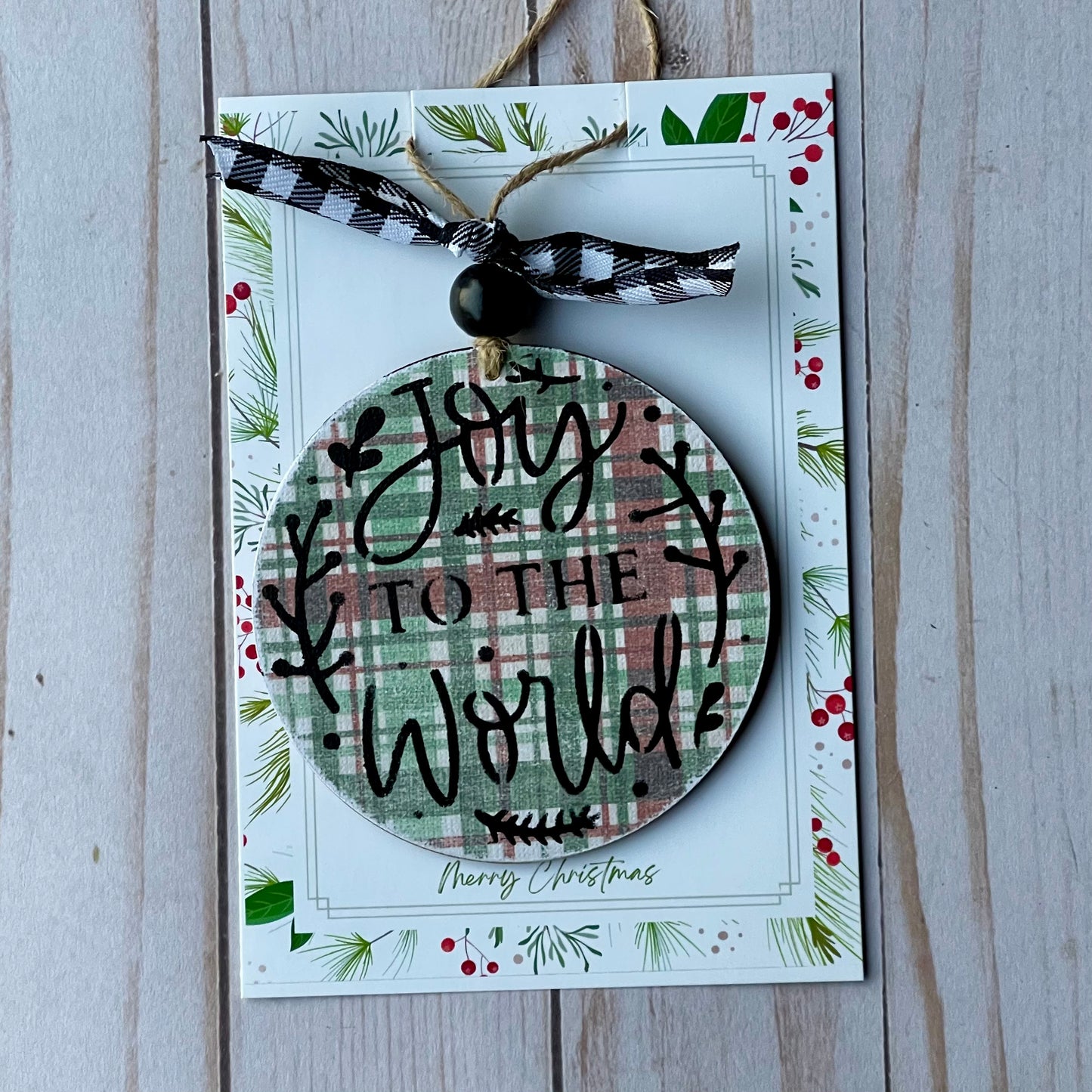Joy to the World Ornament