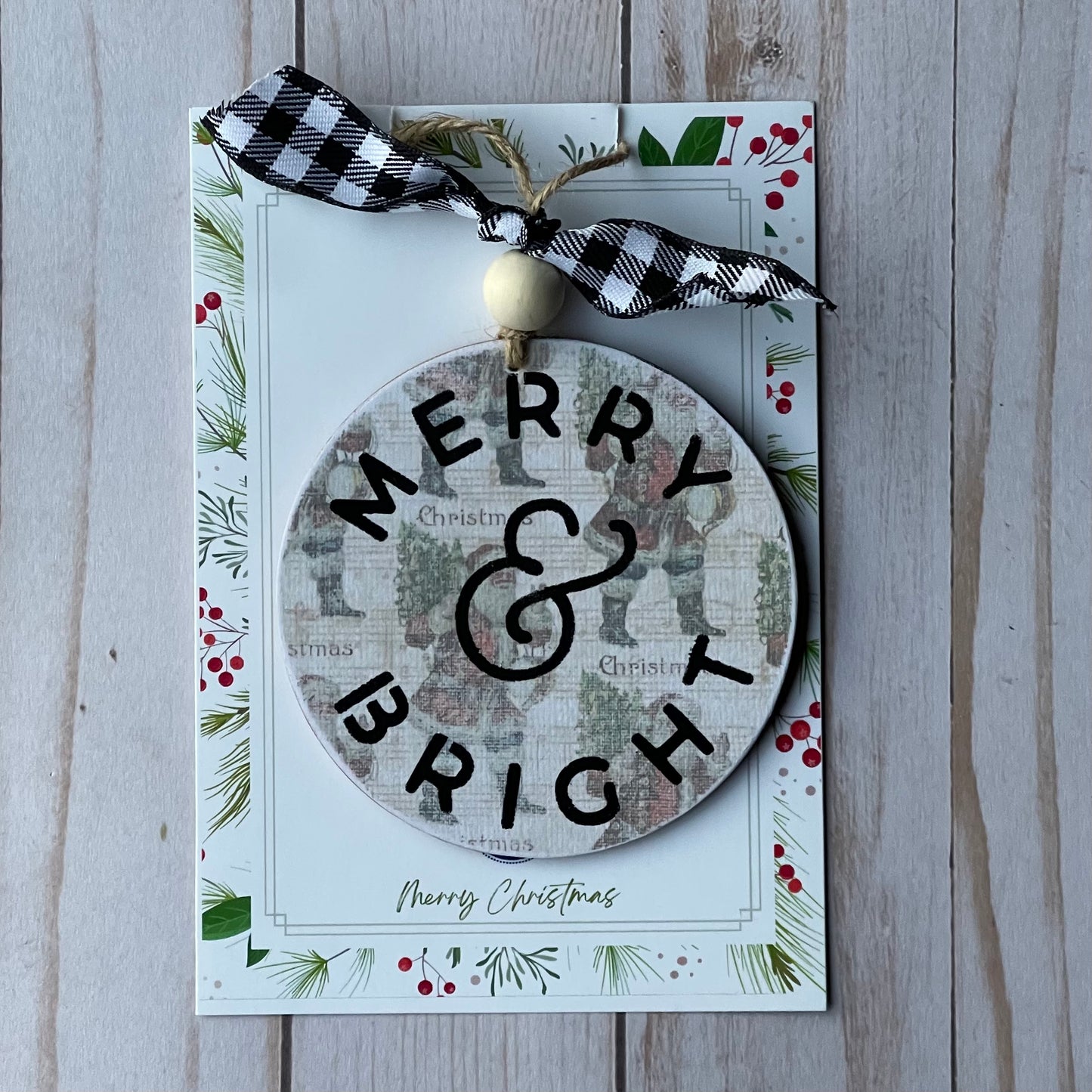 Merry & Bright Ornament