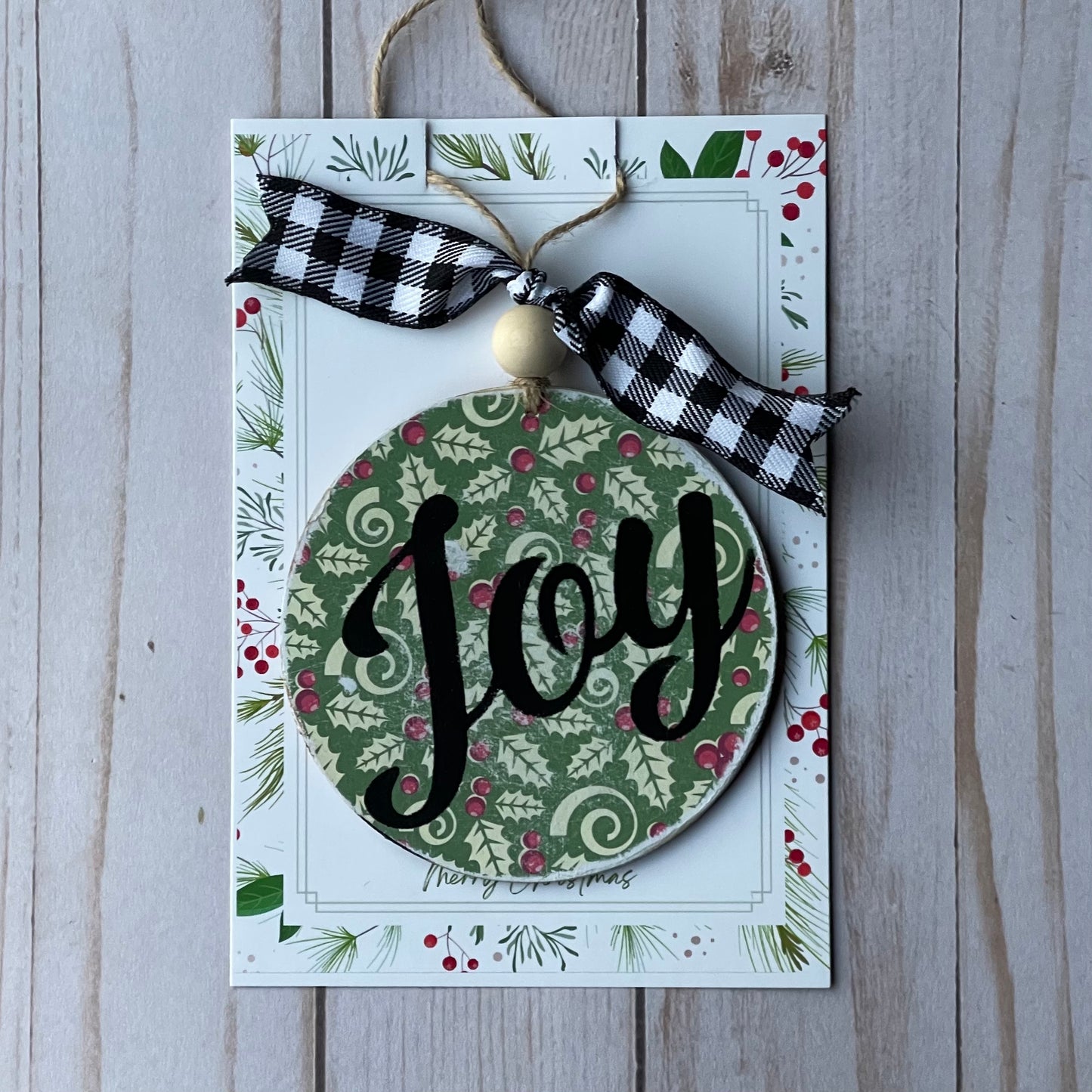 Joy Ornament