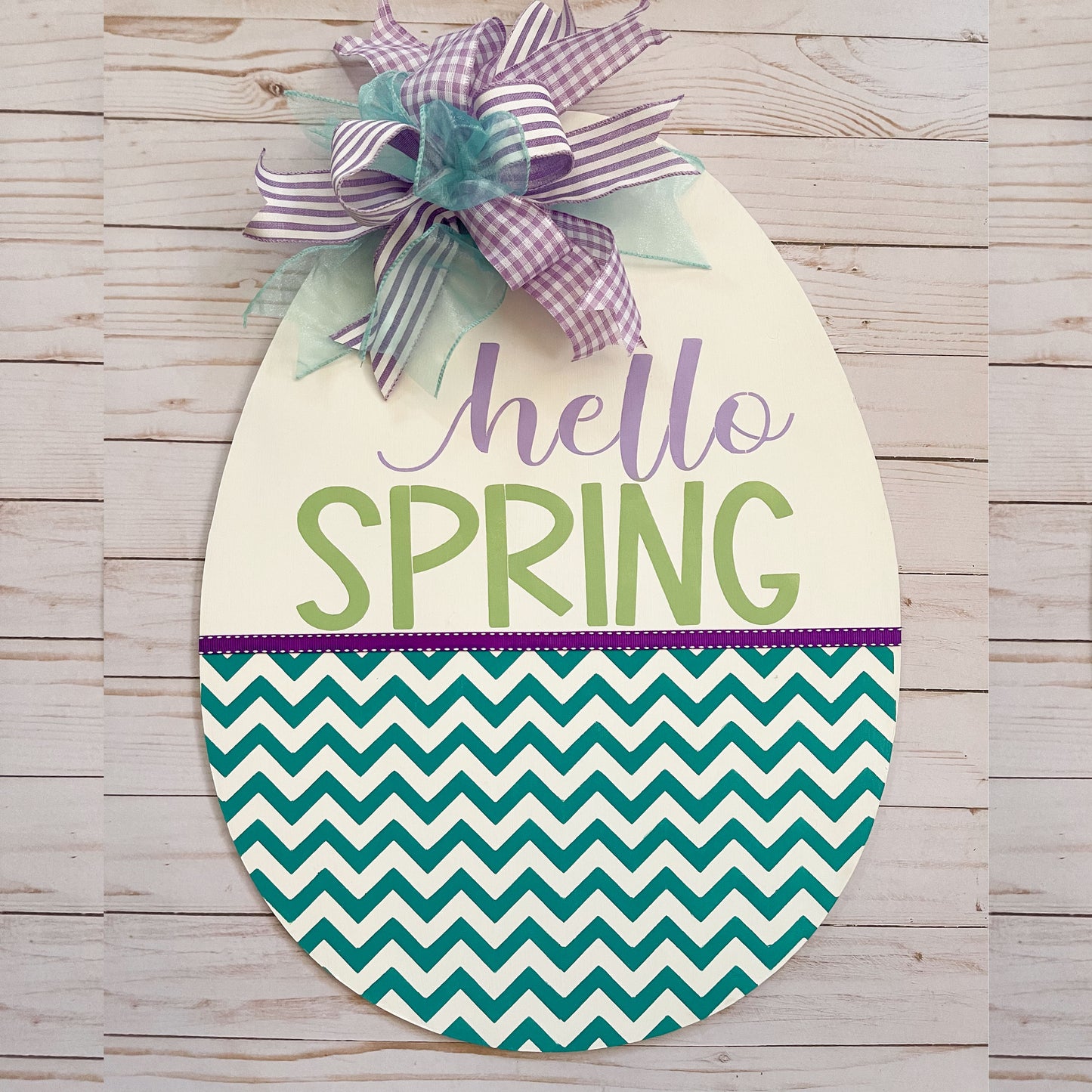 Hello Spring Egg Doorhanger