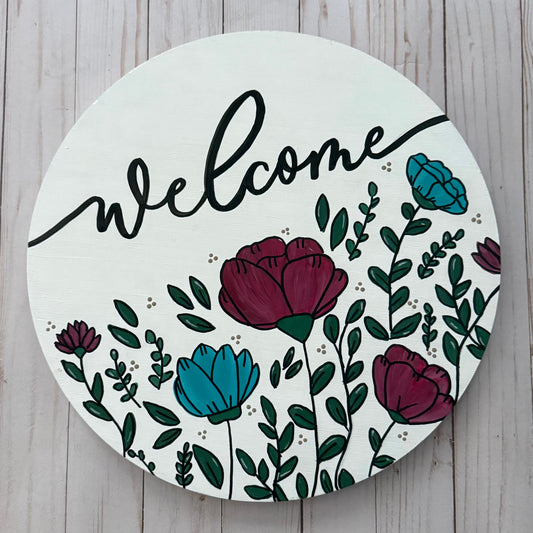 Welcome in Bloom Doorhanger