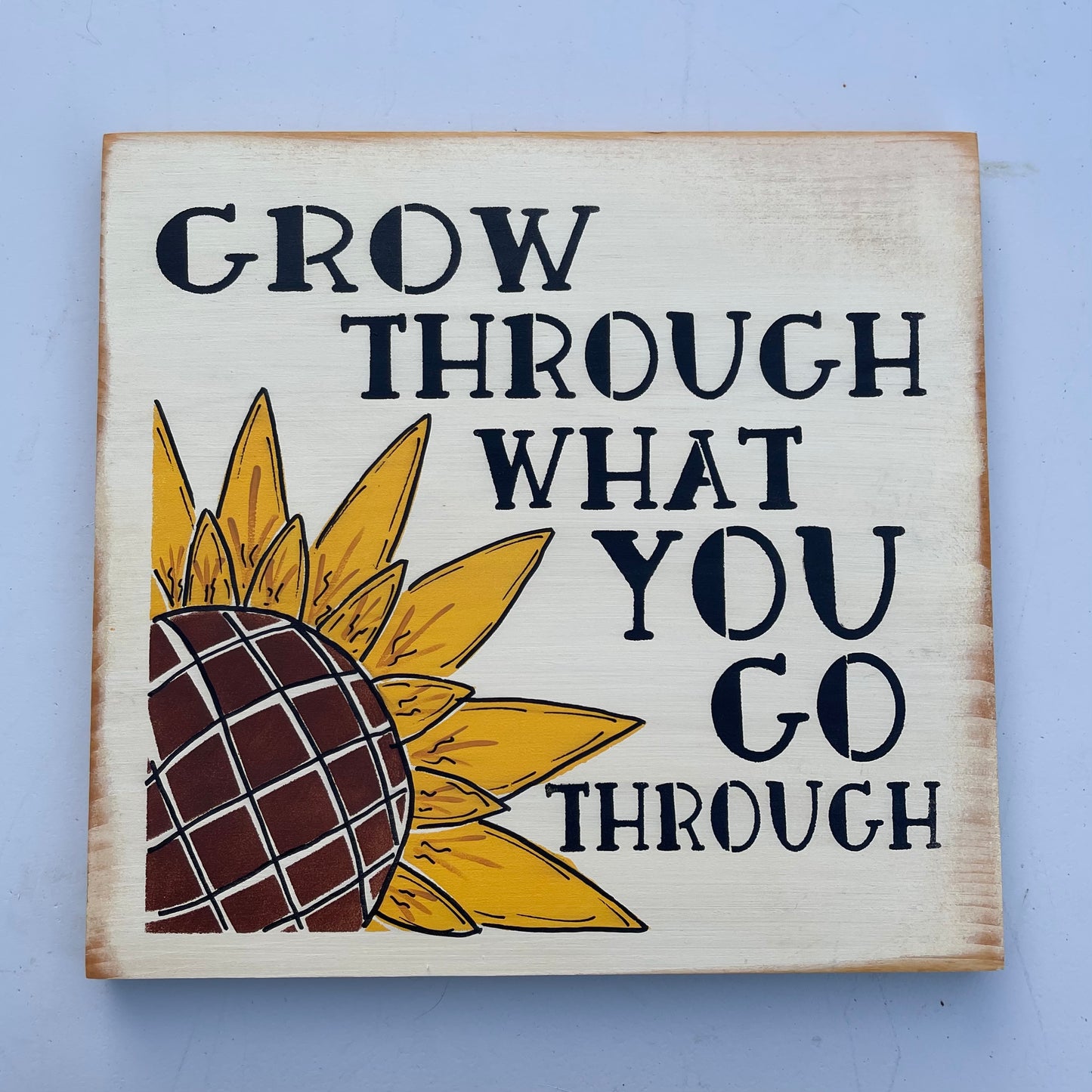 Sunflower Grow Sign