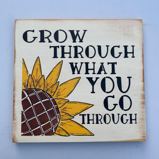 Sunflower Grow Sign