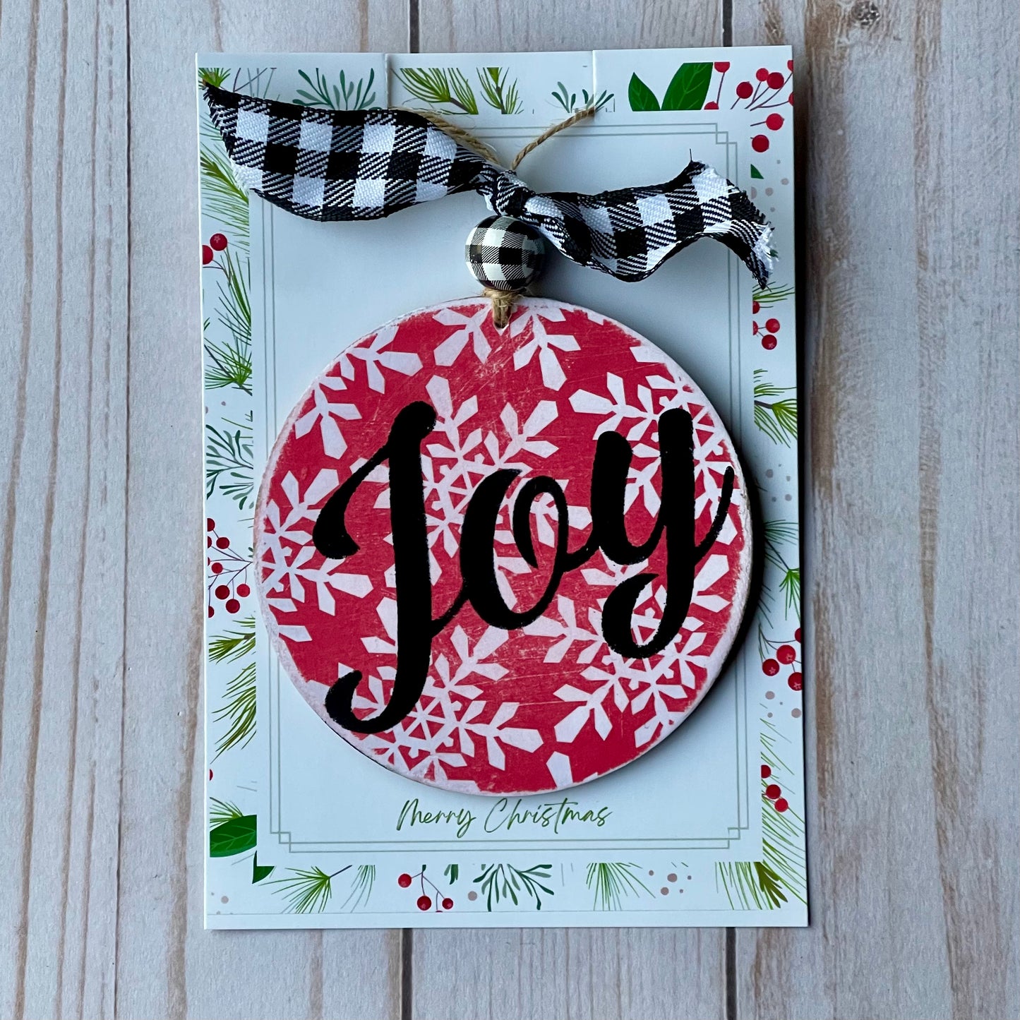 Joy Ornament