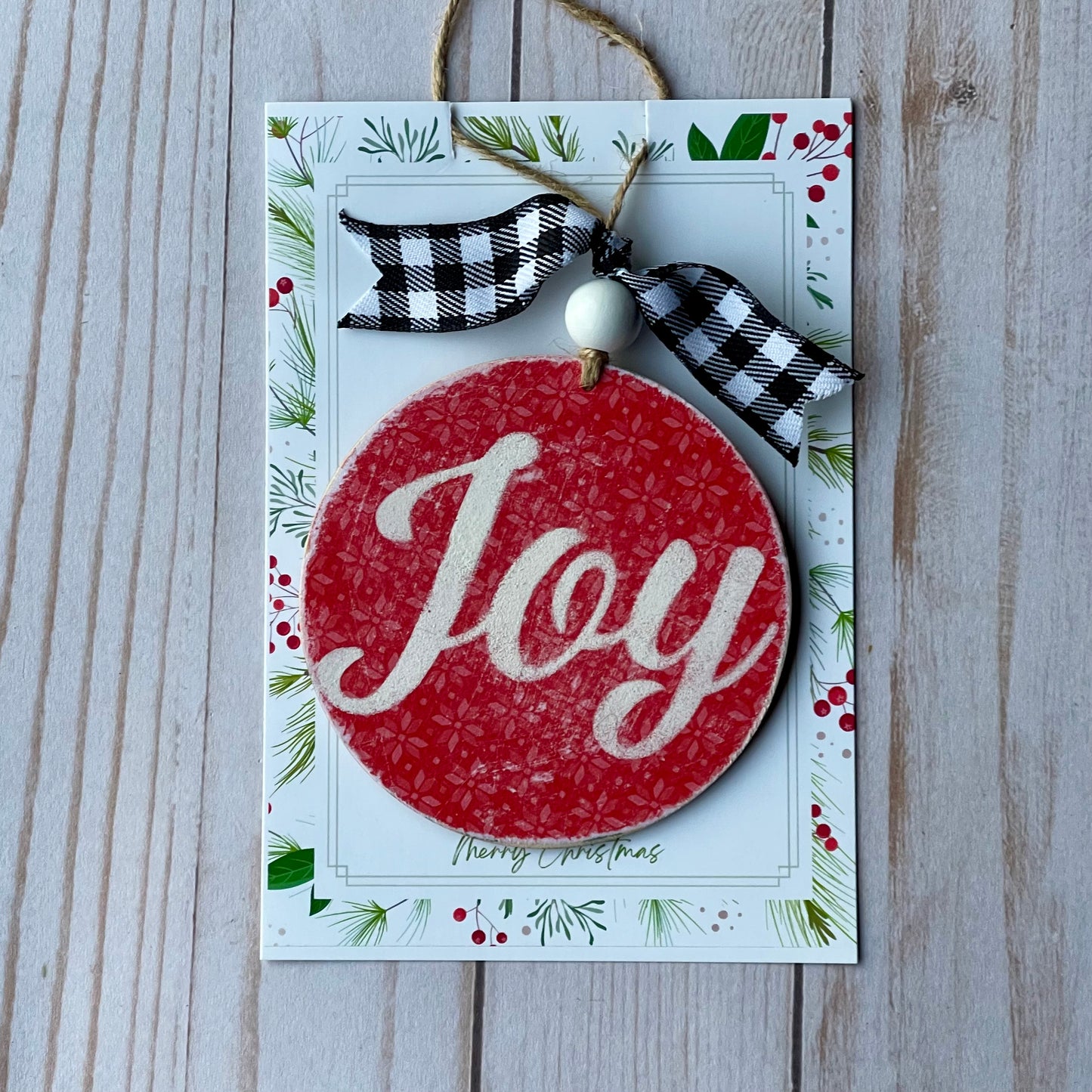 Joy Ornament