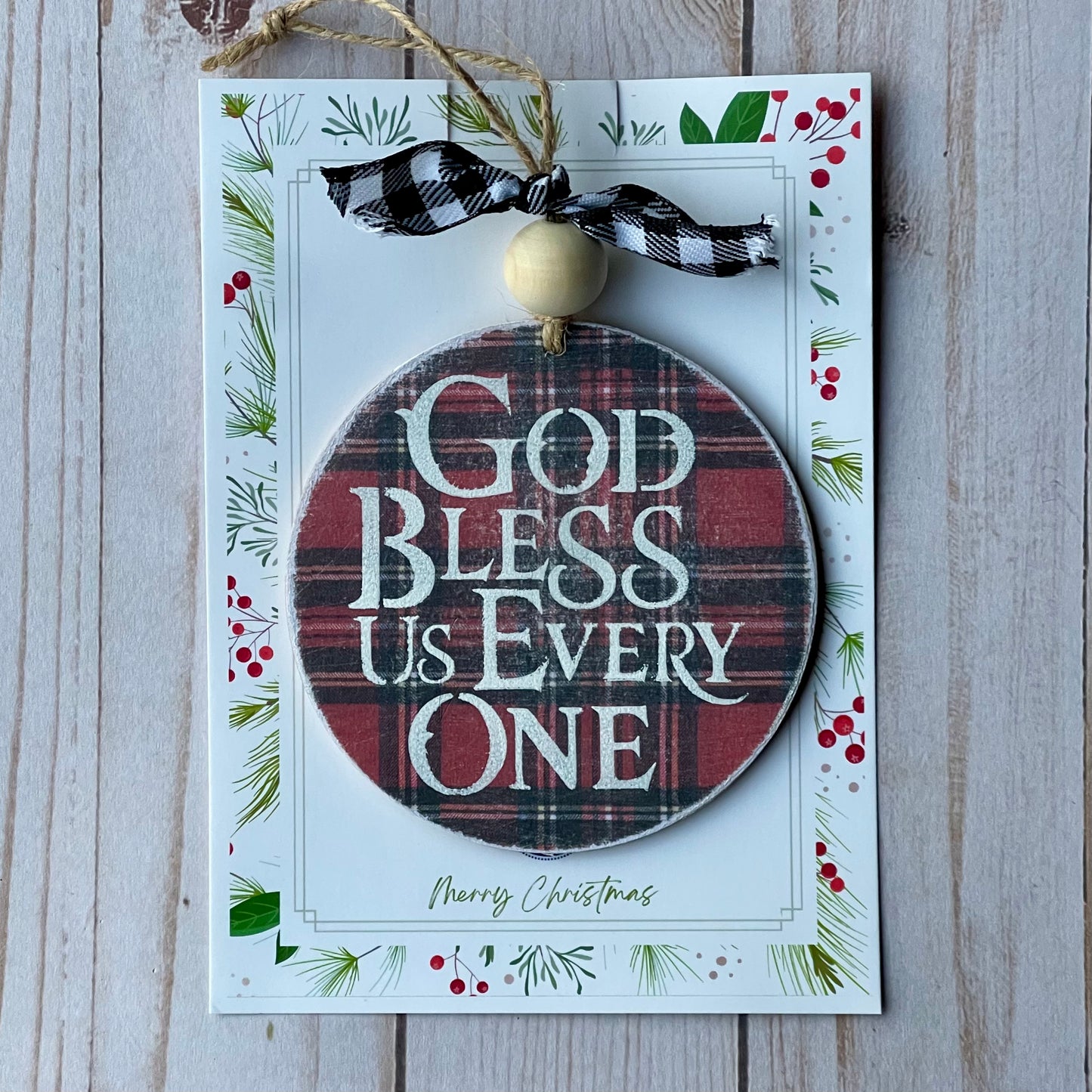 God Bless Us Everyone Ornament
