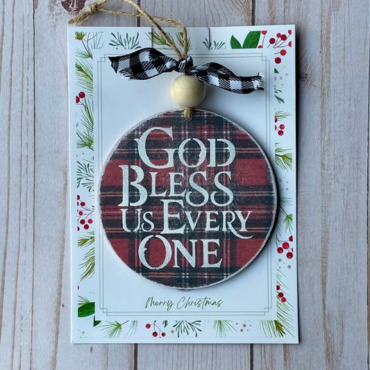 God Bless Us Everyone Ornament