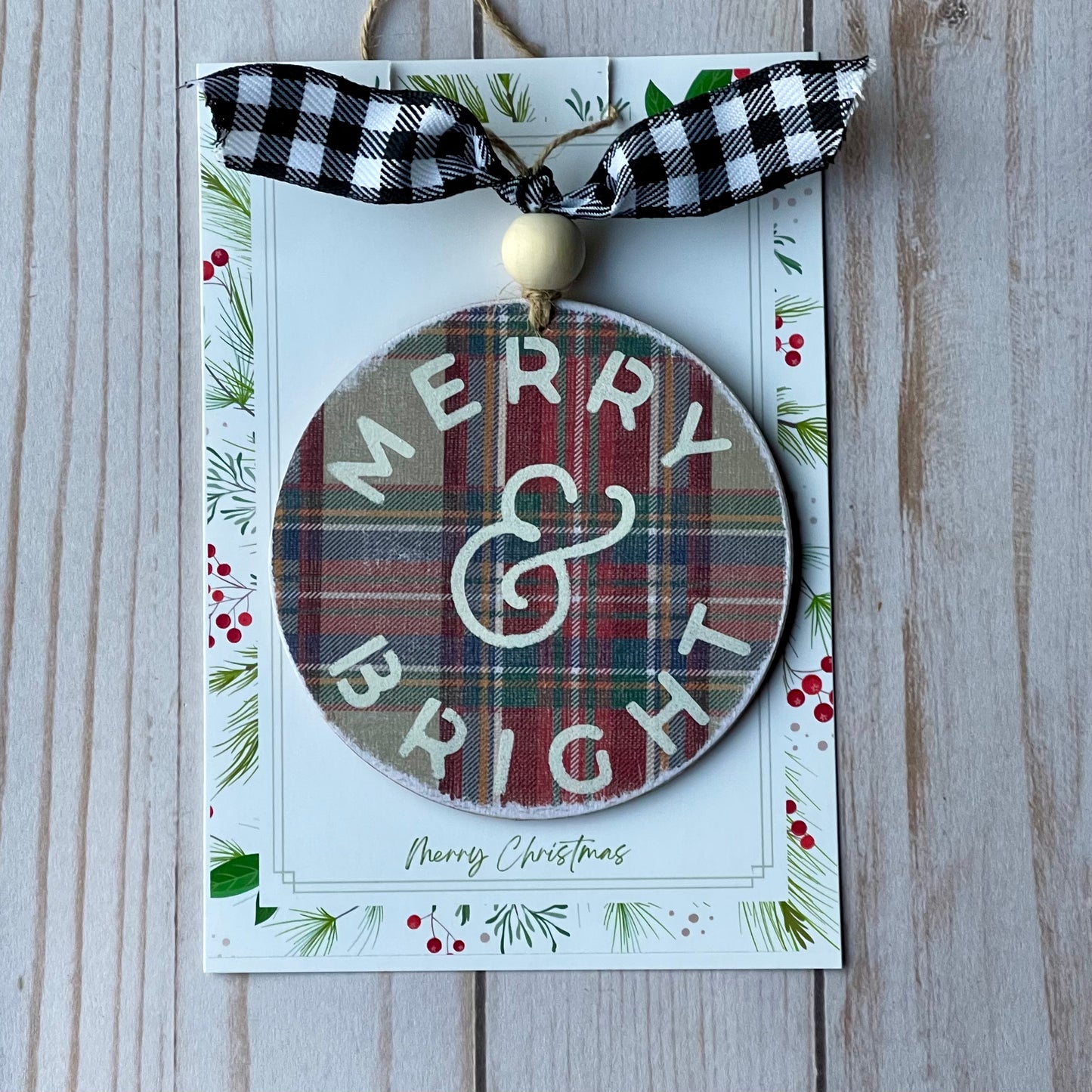 Merry & Bright Ornament