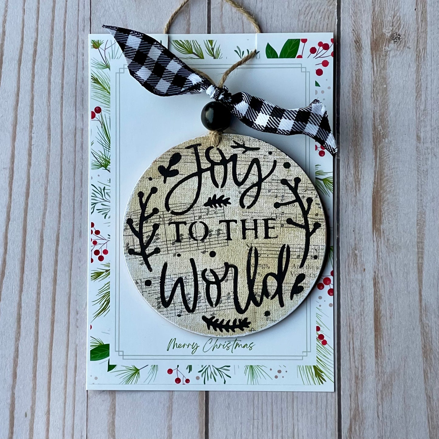 Joy to the World Ornament