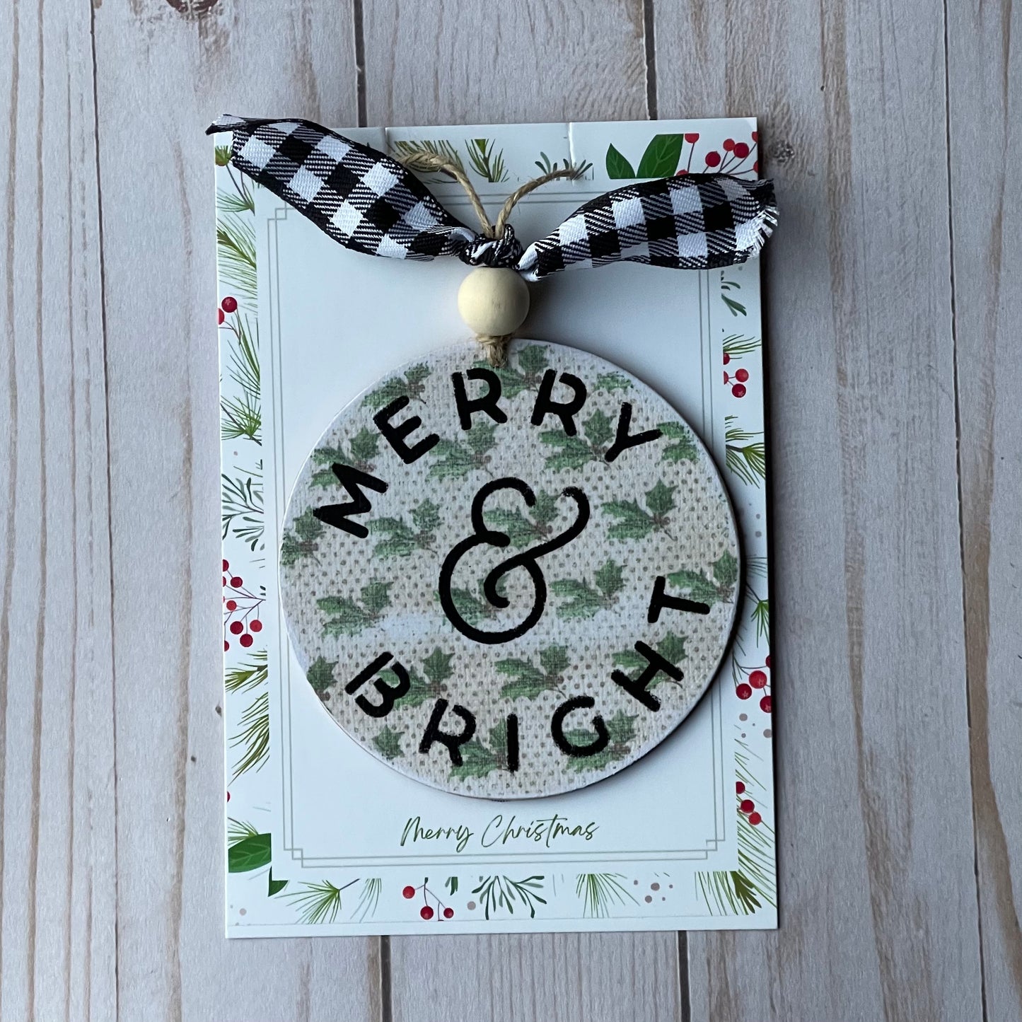 Merry & Bright Ornament