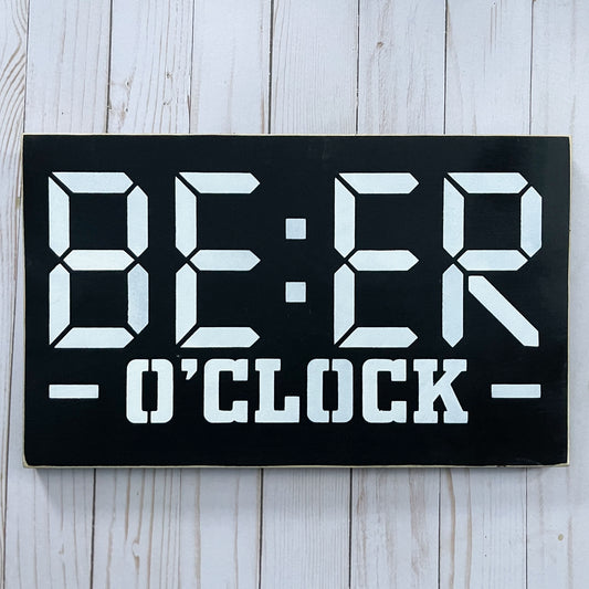 Beer O'Clock Sign