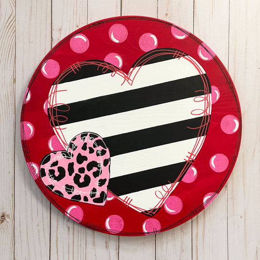 Whimsical Hearts Doorhanger