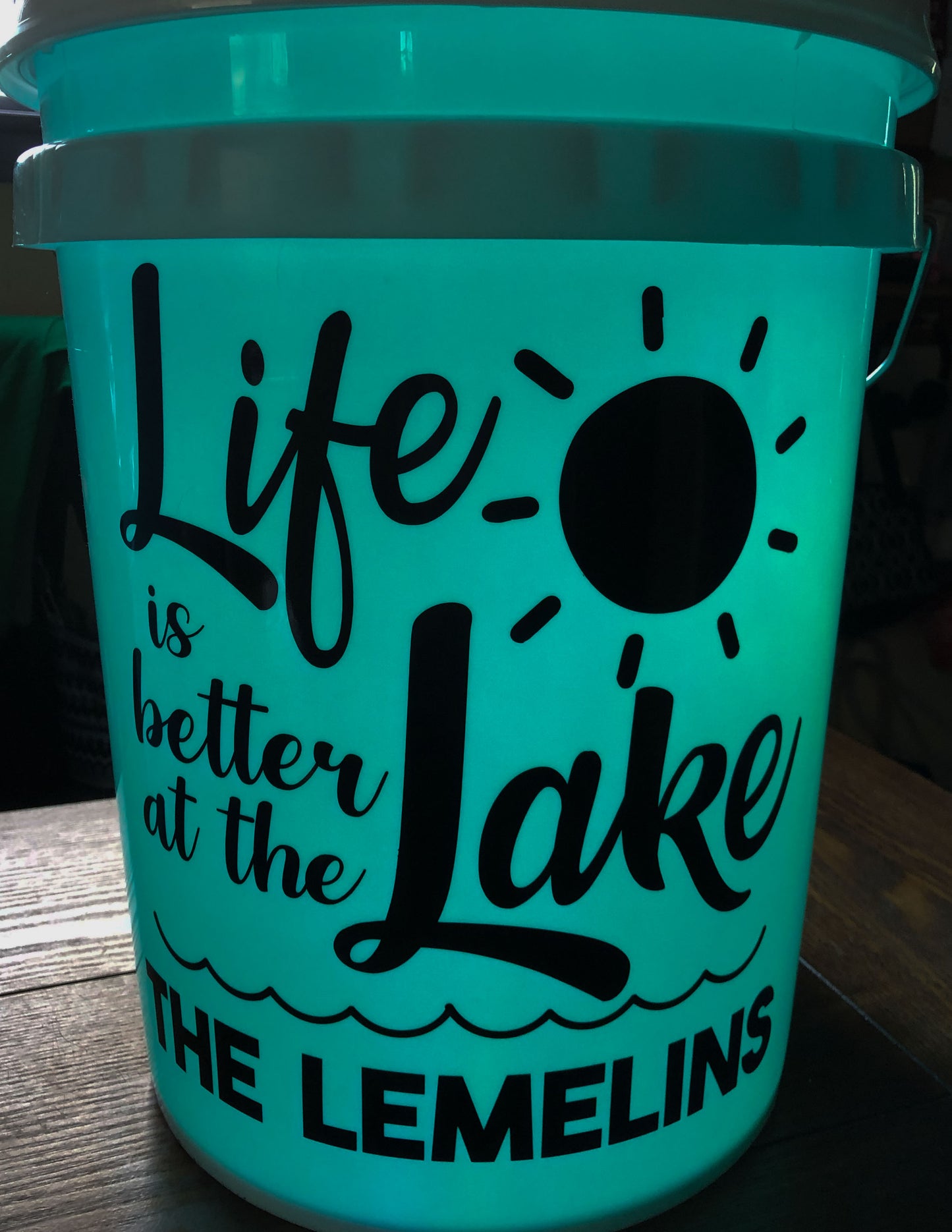 Lighted Bucket